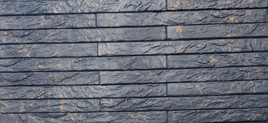Black marble gold